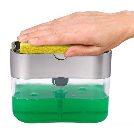 Distributeur de savon pour la cuisine, pompe à savon à une main, distributeur de savon sous pression-AquaForge (1/2)