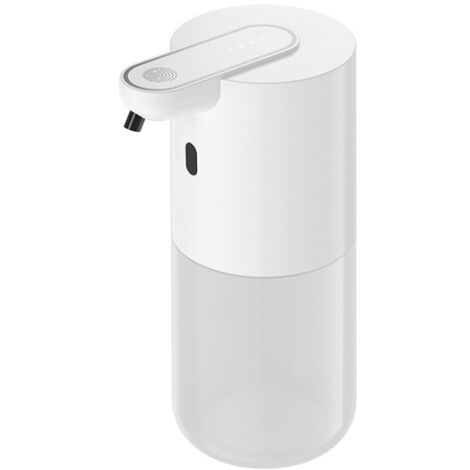 Distributeur de savon sans contact élégant, distributeur automatique de savon mousse, capacité de 400 ml, fixation murale pour espaces modernes, batterie rechargeable longue durée-AquaForge (1/5)
