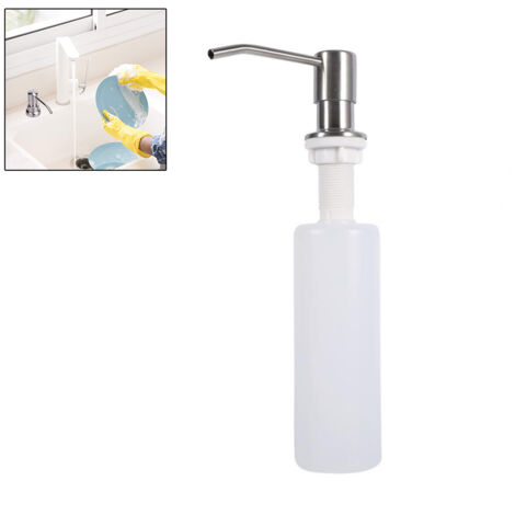 Pompe à savon en plastique de 300 ml pour la cuisine et la salle de bain, flacon pulvérisateur-AquaForge (1/5)