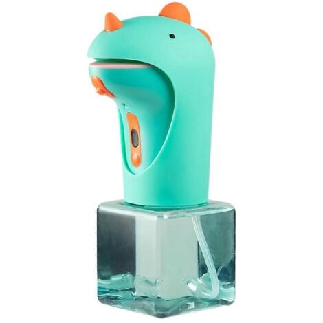 Distributeur de savon automatique sans contact, distributeur de savon pour les mains pour enfants, distributeur de mousse dinosaure mignon pour le bain-AquaForge (1/5)