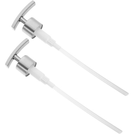 Pompe à savon en acier inoxydable, pompe à lotion de rechange pour 6 flacons, accessoire de salle de bain durable-AquaForge (1/5)