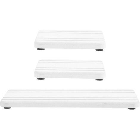 Porte-savon élégant en pierre 20x10cm pour lavabo de salle de bain, avec distributeur de savon (lot de 3).-AquaForge (1/5)