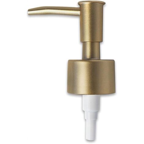 Pompe de rechange pour distributeur de savon, Pompe de rechange pour distributeur de savon et de lotion, Bouchon de distributeur de savon pour les mains pour flacon de lotion (Or brossé)-AquaForge (1/5)