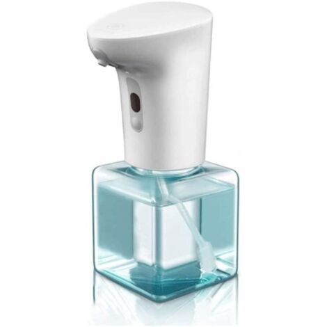 Distributeur de savon intelligent, distributeur de savon domestique, flacon de mousse automatique, accessoires de salle de bain sans contact pour enfants (Couleur : Carré)-AquaForge (1/5)