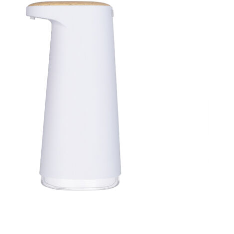 Distributeur automatique de savon mousse, rechargeable par USB, capteur intelligent/style bulles (blanc)-AquaForge (1/5)
