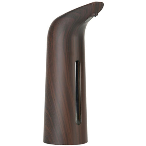 Distributeur automatique de savon liquide sans contact, pompe à savon, 400 ml, marron-AquaForge (1/5)