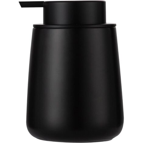 Pompe à savon rechargeable pour gel hydroalcoolique moussant avec pompe à pression légère (Noir)-AquaForge (1/5)