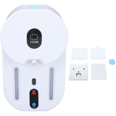 Distributeur automatique de savon liquide moussant mural à induction infrarouge, modèle mousse, pour salle de bain et cuisine.-AquaForge (1/5)