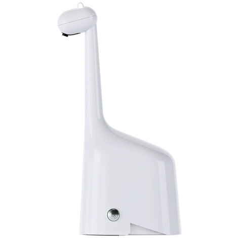 Distributeur automatique de savon mousse, rechargeable par USB, en forme de girafe (blanc)-AquaForge (1/4)