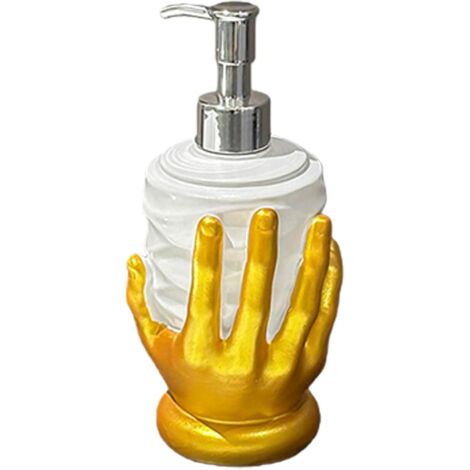 Pompe à savon, moule hydraulique en forme de cœur pour le lavage des mains, distributeur de liquide moderne pour la cuisine et la salle de bain, flacon de toner réutilisable.-AquaForge (1/5)