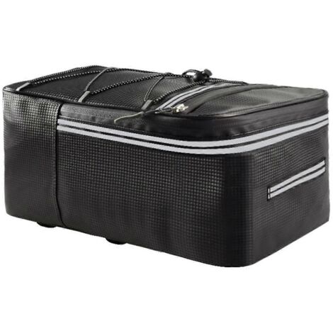 Sacoche de vélo pour porte-bagages, résistante à l'eau, avec housse imperméable pour le cyclotourisme et le bikepacking, 12 L-AquaForge (1/5)