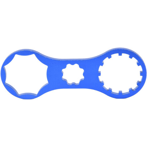 Clé à fourche avant de vélo en alliage d'aluminium pour VTT, outil de démontage du cache d'axe de roue avant.-AquaForge (1/5)