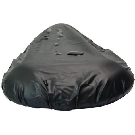 Housse de selle de vélo imperméable noire (1 paquet), protection pluie pour selle de vélo-AquaForge (1/5)