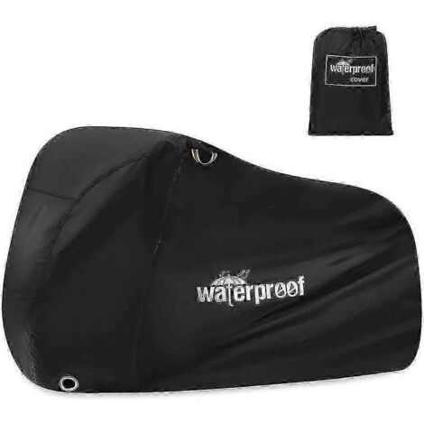 Housse pour 1 ou 2 vélos, imperméable 210T, protection extérieure contre la pluie, le soleil, les UV, la poussière et le vent.-AquaForge (1/5)