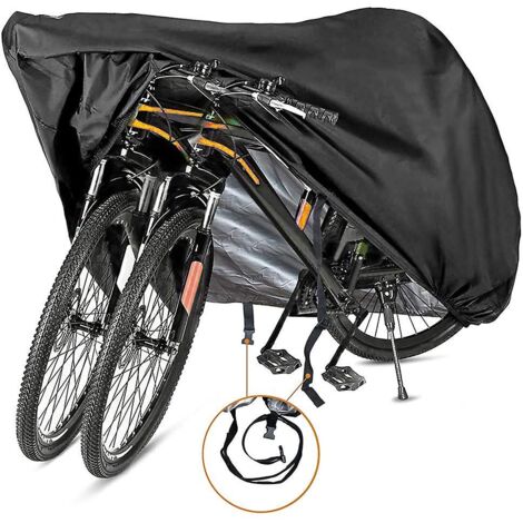 Housse de vélo (1 pièce) pour 2 ou 3 vélos - Housse imperméable pour l'extérieur - Matériau Ripstop 210D offrant une protection constante pour tous types de vélos-AquaForge (1/4)