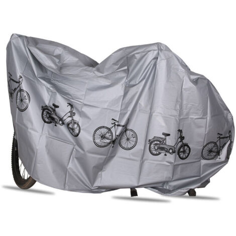 Bâche de protection imperméable grise pour scooter et vélo, 210 x 110 cm-AquaForge (1/4)