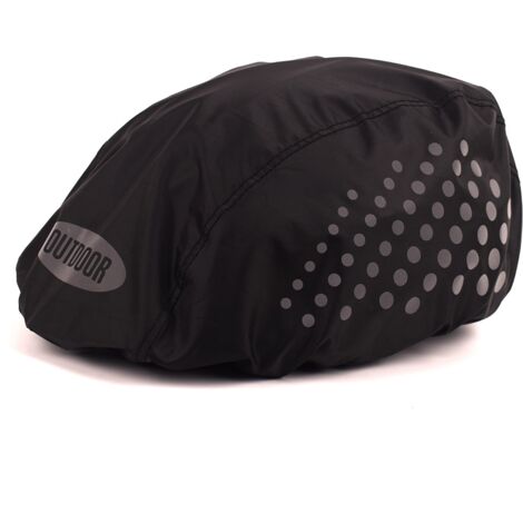 Housse réfléchissante noire pour casque de vélo-AquaForge (1/5)