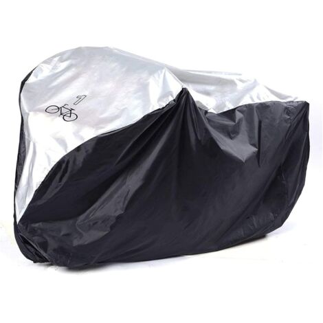 Housse imperméable pour vélos (1/2 vélo), idéale pour le rangement extérieur en hiver, par temps froid, pluie et neige. Protection contre la poussière, la saleté et les UV.-AquaForge (1/5)