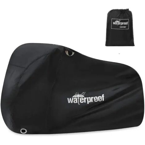 Housse de vélo imperméable d'extérieur avec trou pour cadenas, AB-AquaForge (1/4)