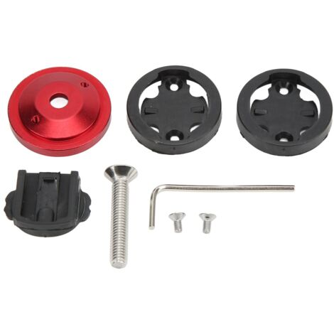 Support de compteur de vélo, vis de fourche avant 28,6 mm en acier inoxydable 304 anodisé CNC, capuchon de direction rouge, finition anodisée CNC.-AquaForge (1/5)