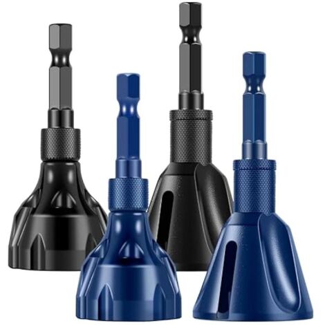 Outil d'ébavurage et de chanfreinage externe (4 pièces), foret d'ébavurage et de chanfreinage, outil de réparation de filetage de boulon, pour filetage 5-25 mm / 3-20 mm - WELLNGS-AquaForge (1/5)