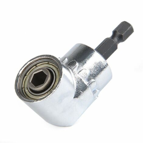 Support adaptateur pour tournevis à angle de 105°, perceuse et adaptateur de tournevis à tête coudée pour tournevis hexagonal 1/4". Accessoires pour adaptateur de tournevis-AquaForge (1/5)