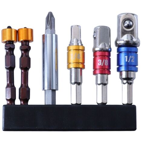 Adaptateur de douille à double anneau magnétique Phillips pour tournevis à percussion à tige hexagonale-AquaForge (1/5)