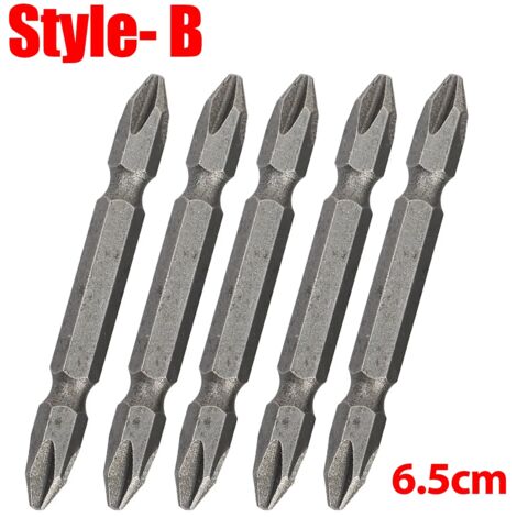 Embout de tournevis magnétique double tête PH2 à fente cruciforme haute dureté pour tournevis électrique B-AquaForge (1/5)