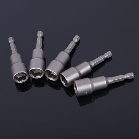 Adaptateur magnétique TRIO pour perceuse, douille et clé à chocs 8 mm (10 pièces)-AquaForge (1/5)