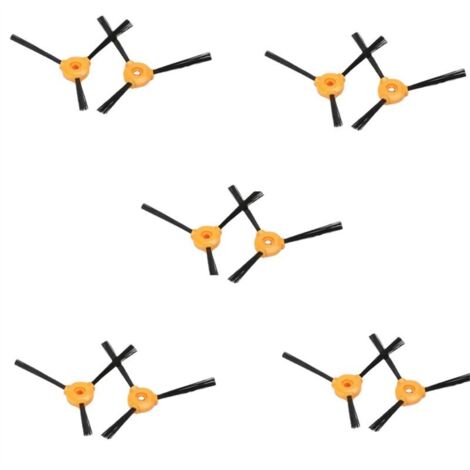 Lot de 10 brosses latérales de rechange pour robots de nettoyage de cartes magiques N79, N79S et DN620-AquaForge (1/5)