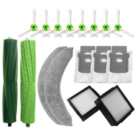 S'applique aux accessoires pour balayeuse COMBO J7+ : brosse principale, brosse latérale, filtre, chiffon et sac à poussière-AquaForge (1/5)