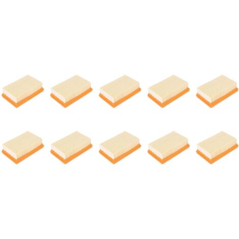 Lot de 10 filtres de rechange pour aspirateur, compatibles avec les modèles plats plissés MV4, MV5, MV6, WD4, WD5, WD6 et WD5 Premium.-AquaForge (1/5)