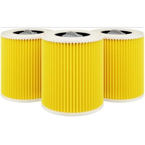 Lot de 3 cartouches filtrantes pour aspirateur Kärcher WD3 Premium-AquaForge (1/5)