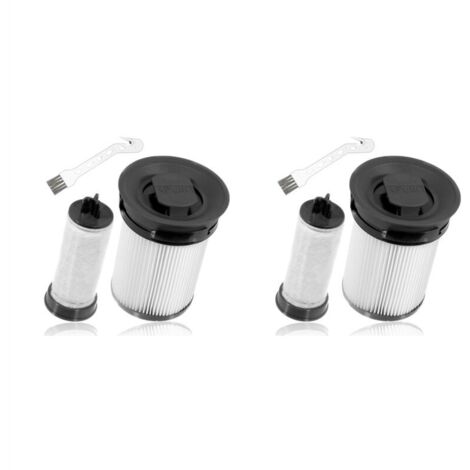Lot de 4 filtres HEPA de rechange compatibles avec les accessoires pour aspirateur sans sac Triflex HX1-AquaForge (1/5)