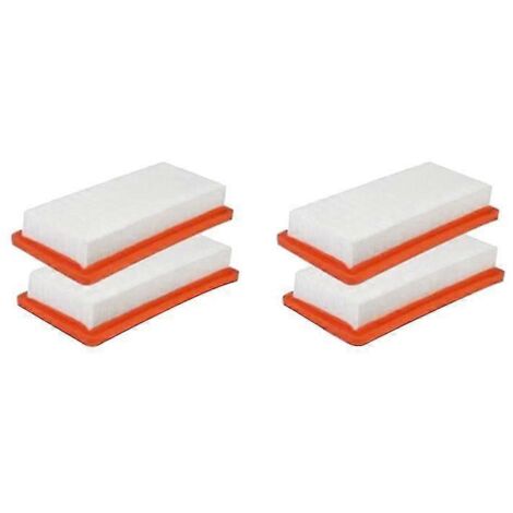 4 filtres HEPA pour aspirateurs Kärcher DS5500, DS6000, DS5600 et DS5800 (pièces détachées Kärcher 6.414-631.0 H)-AquaForge (1/5)