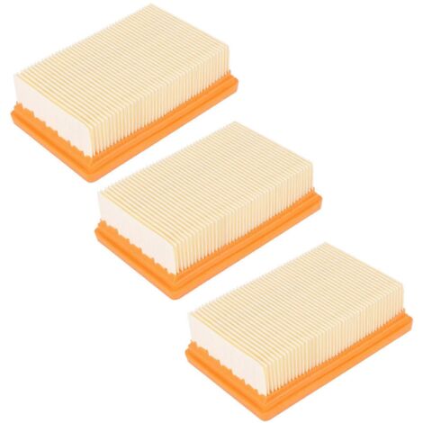 3 filtres de rechange pour aspirateur, plissés plats MV4 MV5 MV6 WD4 WD5 WD6 P PREMIUM WD5-AquaForge (1/5)