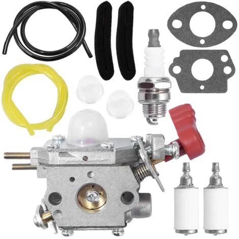 Carburateur 753-06288 pour tondeuse à gazon, coupe-bordures et outils de jardin TroyBilt TB35EC, TB2044XP, TB2040XP, TB2MB et TB430 - Pièce détachée-AquaForge