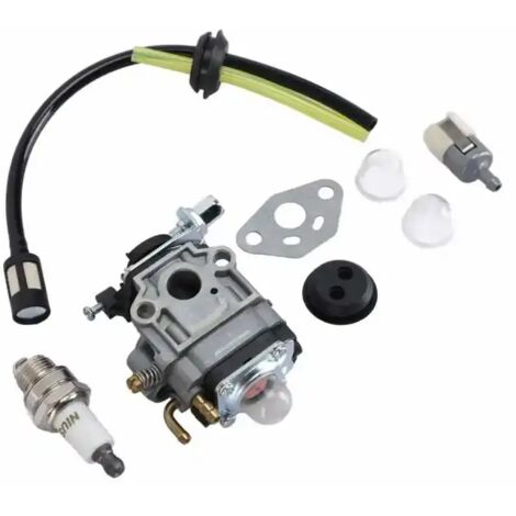 Kit carburateur pour tondeuse à gazon, bougie d'allumage, filtre, fil de coupe-bordures, carburateur pour moteur TH23, TH26, TH34, 23cc, 25cc, 26cc, 33cc et 35cc-AquaForge (1/5)