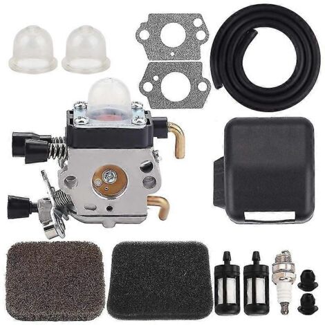Carburateur FS85 + Couvercle de filtre à air compatible avec débroussailleuses STIHL FS75, FS80, FS 85, KM80, KM85 et FC75 Cu-Perfet-AquaForge (1/5)