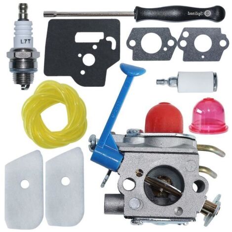 Kit de filtre pour tube de carburateur pour débroussailleuse Husqvarna 28cc 124L 125L 125LDX 128C 128L 128LD 128R 128-AquaForge (1/4)