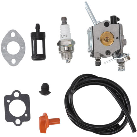 Kit de remplacement de carburateur, conduite de carburant, bougie et filtre pour débroussailleuse Stihl 4126 120 0600-AquaForge (1/5)