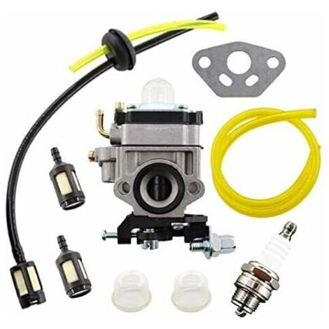 Kit de carburateur pour débroussailleuse AL-KO Alko, modèles BC410, BC4535, BC4125, avec tuyau et filtre à carburant.-AquaForge (1/5)