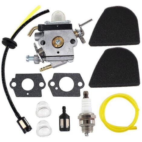 Carburateur pour débroussailleuse Husqvarna 545008097 129C 129L 129R 129LDX 129RJ 329L, filtre à air, kit de durite d'essence, bougie d'allumage-AquaForge (1/5)