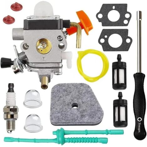Kit carburateur compatible avec STIHL FS90, FS110, HT101, FS130, FS100 et KM110R-AquaForge (1/5)