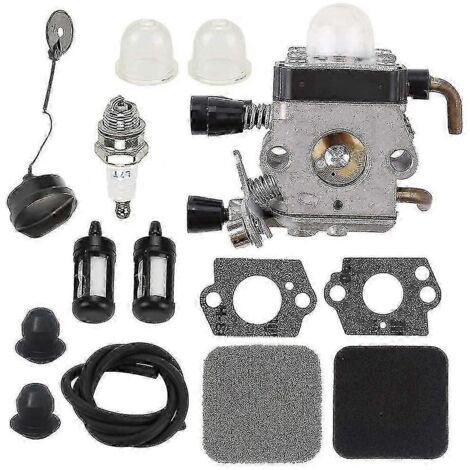 Kit carburateur FS85 pour Stihl FS75 FS80 FS85 HS75 HS80 HS85 HL75 FH75 HT70 HT75 KM80 KM85 SP80 SP85 (photo couleur)-AquaForge (1/3)