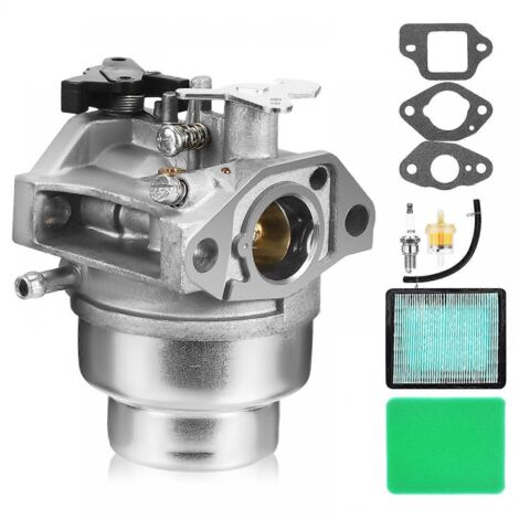 Carburateur GCV160 + filtre à air + bougie d'allumage compatibles avec les moteurs GCV160, HRB216, HRR216, HRS216, HRT216 et HRZ216 (moteurs de tondeuses à gazon).-AquaForge (1/5)