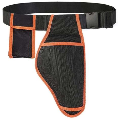Étui pour sécateur électrique avec pochette de ceinture ajustable pour sécateur sans fil, piles et gourde.-AquaForge (1/5)