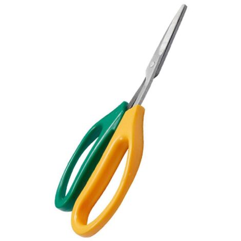Sécateur en acier inoxydable avec poignée souple, sécateur de jardin multifonctionnel à tête coudée ou droite pour la taille des plantes et la cueillette des fruits.-AquaForge (1/4)