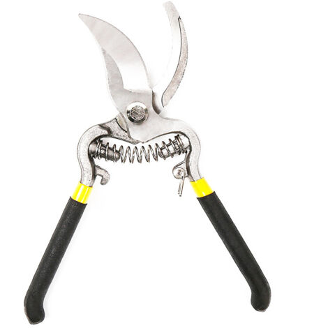 Ensemble de sécateurs monobloc, cisailles de jardin forgées en forme de larme à lames croisées et sécateur manuel à lames en acier-AquaForge (1/4)
