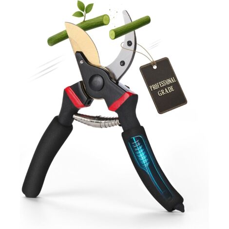Sécateur Mr. Pen, cisaille de jardin professionnelle 8 pouces, lame en titane-AquaForge (1/5)